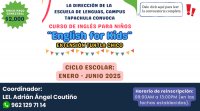 Convocatoria English For Kids Tuxtla Chico 2025