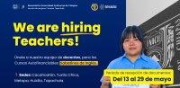 We're hiring Teachers!