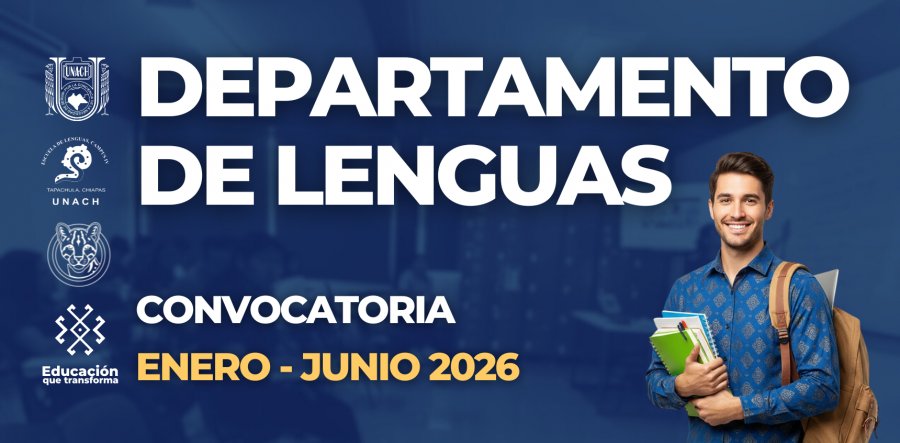 Departamento de Lenguas - Inscripciones y reinscripciones (Enero - Mayo 2026)