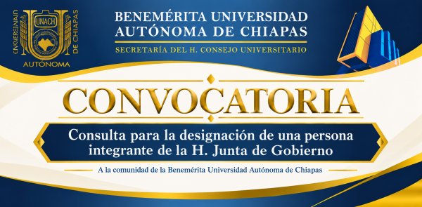 Convocatoria para el proceso de consulta para la designación de un integrante de la H. Junta de Gobierno