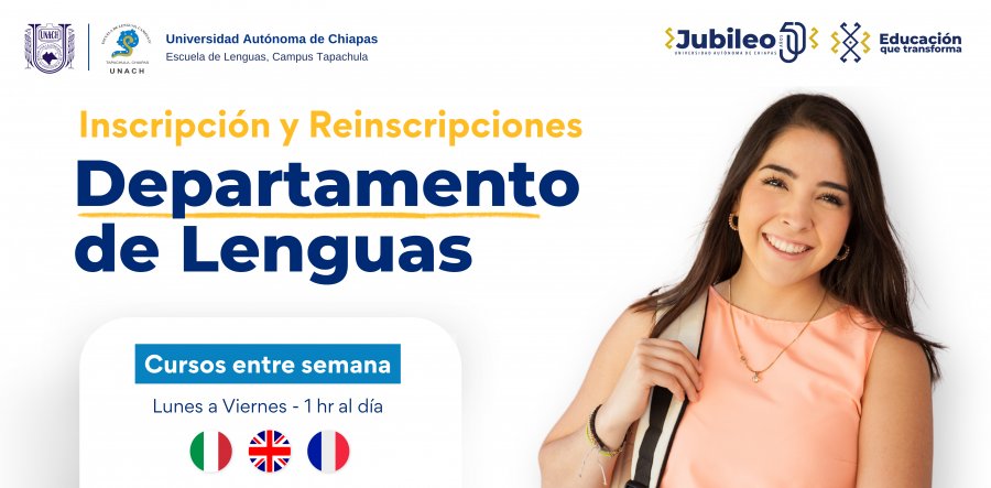 Departamento de Lenguas - Inscripciones y reinscripciones