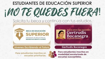 Becas Jóvenes Escribiendo el Futuro y Gertrudis Bocanegra