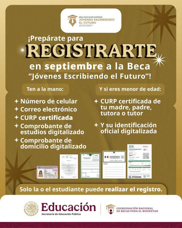 Beca &quot;Jóvenes Construyendo el futuro&quot; Septiembre 2025