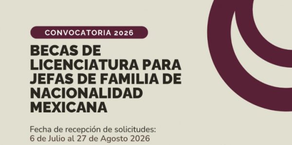 Becas de Licenciatura para Jefas de Familia de Nacionalidad Mexicana 2026