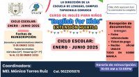 Convocatoria de Reinscripciones English For Kids Huixtla 2025